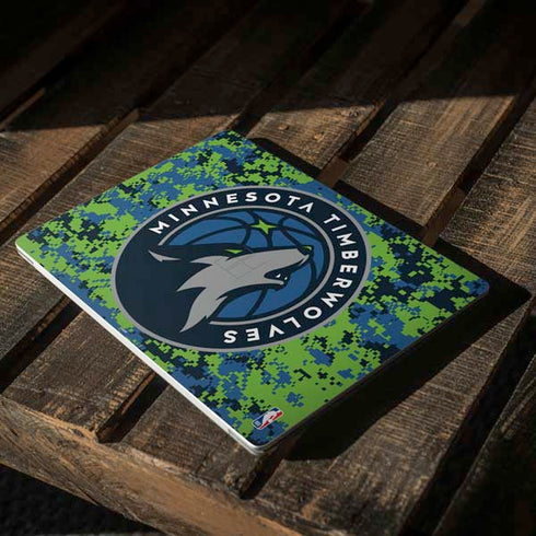 NBA Minnesota Timberwolves Digi Camo Surface Laptop 2 Skin
