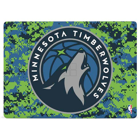NBA Minnesota Timberwolves Digi Camo Surface Laptop 3 13.5in Skin