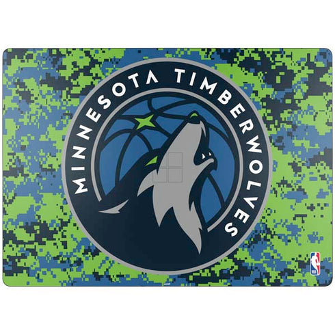NBA Minnesota Timberwolves Digi Camo Surface Laptop 7 13.8in Skin