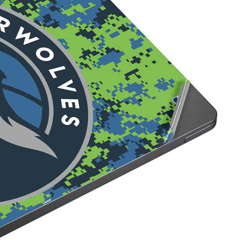 NBA Minnesota Timberwolves Digi Camo Surface Laptop 7 13.8in Skin