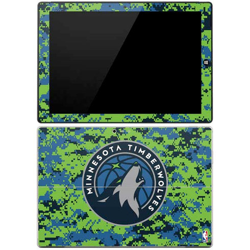 NBA Minnesota Timberwolves Digi Camo Surface Pro 3 Skin