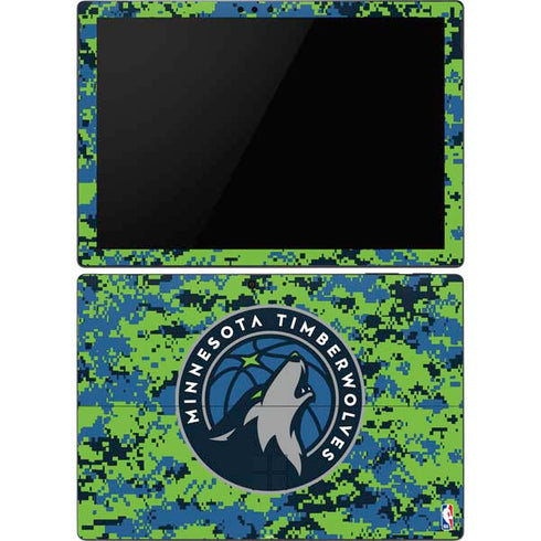 NBA Minnesota Timberwolves Digi Camo Surface Pro 6 Skin