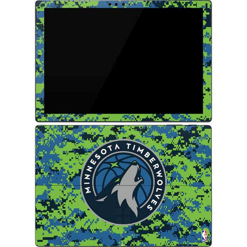NBA Minnesota Timberwolves Digi Camo Surface Pro 7 Skin