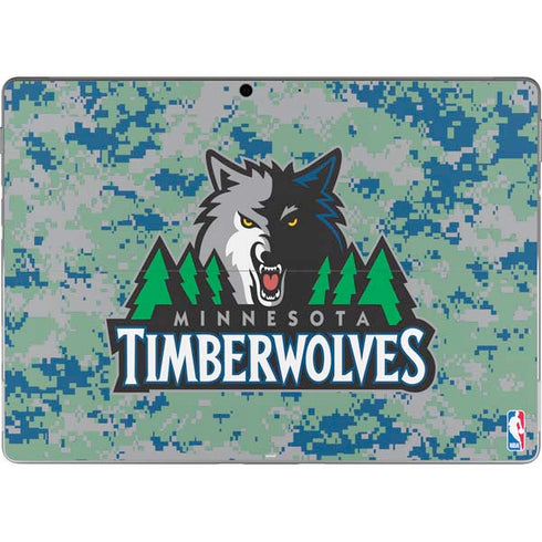 NBA Minnesota Timberwolves Digi Camo Surface Pro 8 Skin
