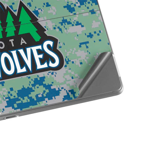 NBA Minnesota Timberwolves Digi Camo Surface Pro 8 Skin