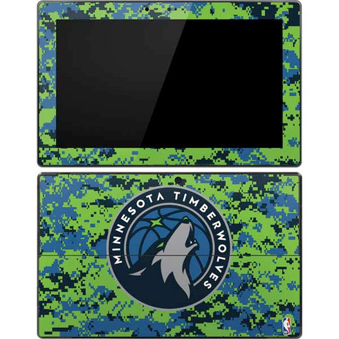 NBA Minnesota Timberwolves Digi Camo Surface Pro Tablet Skin