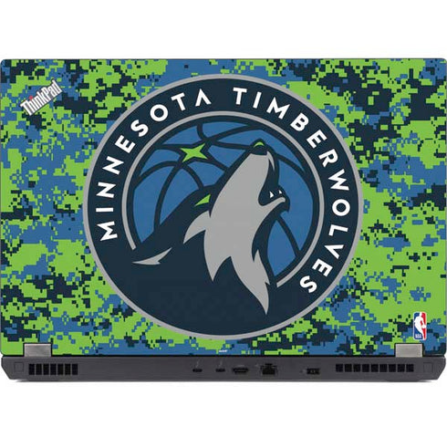 NBA Minnesota Timberwolves Digi Camo Lenovo ThinkPad Skin