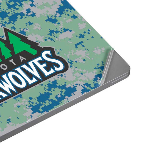 NBA Minnesota Timberwolves Digi Camo Universal Laptop 13in (10.6 x 7.6in) Skin