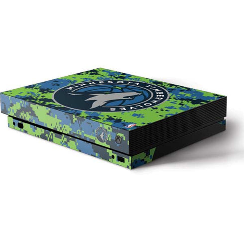 NBA Minnesota Timberwolves Digi Camo Xbox One Skins
