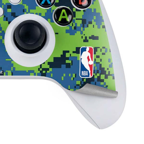 NBA Minnesota Timberwolves Digi Camo Xbox Series S Controller Skin