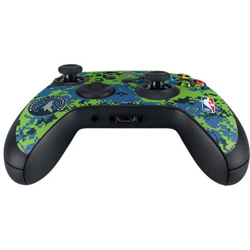 NBA Minnesota Timberwolves Digi Camo Xbox Series X Controller Skin