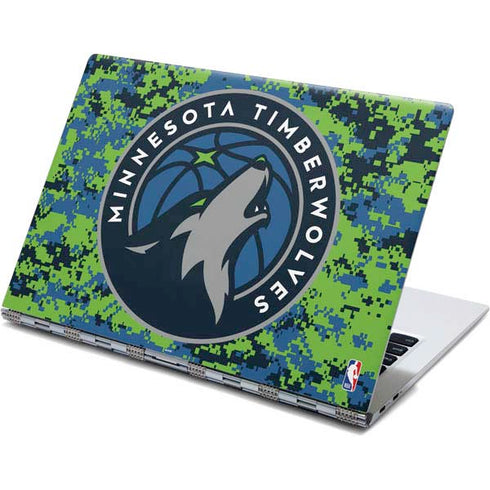NBA Minnesota Timberwolves Digi Camo Yoga 910 2-in-1 14in Touch-Screen Skin