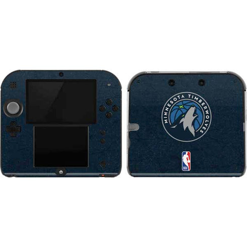 NBA Minnesota Timberwolves Distressed Nintendo 2DS Skin