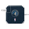 NBA Minnesota Timberwolves Distressed 85W Power Adapter (15 and 17 inch MacBook Pro Charger) Skin