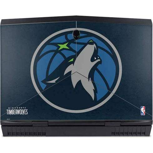 NBA Minnesota Timberwolves Distressed Dell Alienware Skin