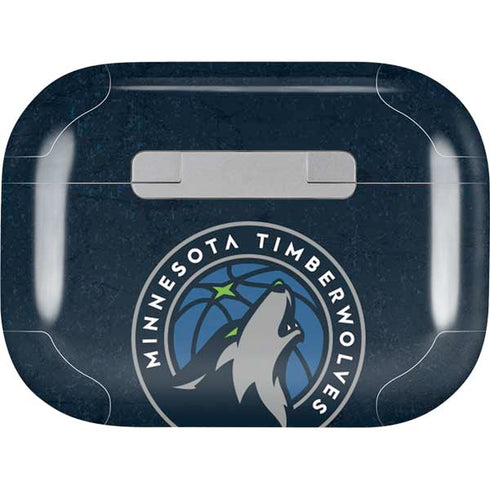 NBA Minnesota Timberwolves Distressed Apple AirPods Pro Skin