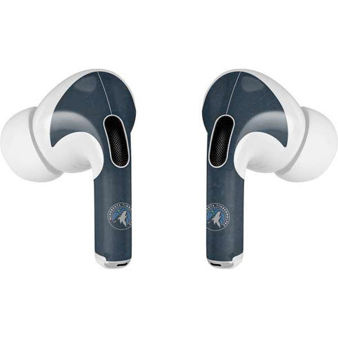 NBA Minnesota Timberwolves Distressed Apple AirPods Pro Skin