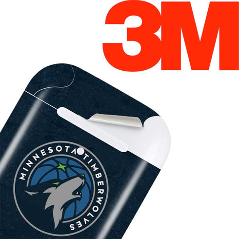 NBA Minnesota Timberwolves Distressed Apple AirPods Skin