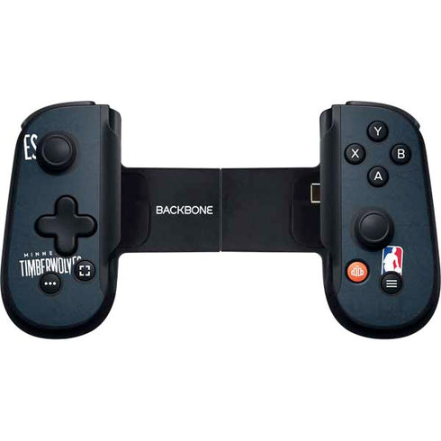NBA Minnesota Timberwolves Distressed Backbone One for iPhone Game Controller Skin