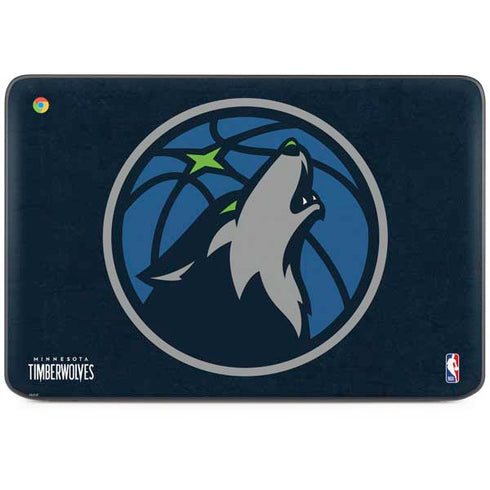 NBA Minnesota Timberwolves Distressed HP Chromebook Skin
