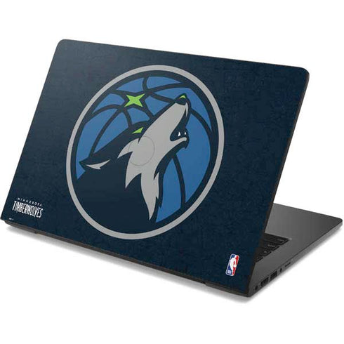 NBA Minnesota Timberwolves Distressed Dell Chromebook Skin