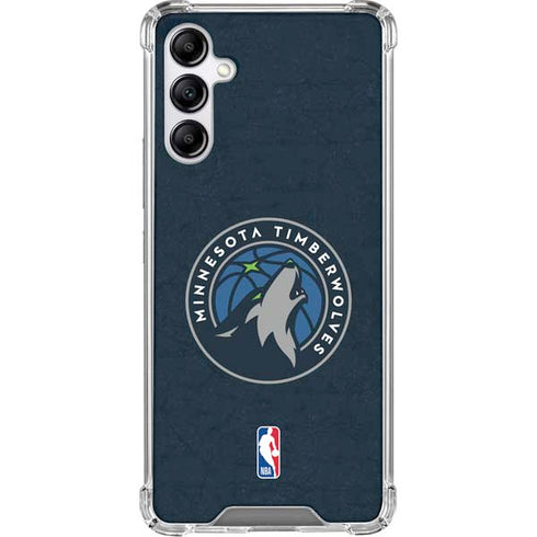 NBA Minnesota Timberwolves Distressed Gabb Phone 4 Clear Case