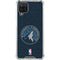 NBA Minnesota Timberwolves Distressed Galaxy A12 Clear Case