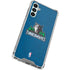 NBA Minnesota Timberwolves Distressed Galaxy A14 5G Clear Case