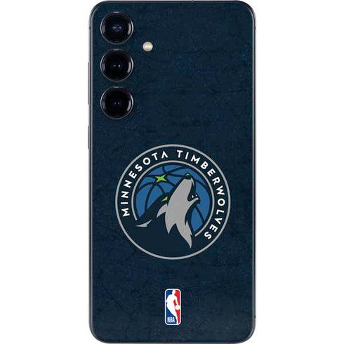 NBA Minnesota Timberwolves Distressed Galaxy A16 5G Skin