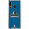 NBA Minnesota Timberwolves Distressed Galaxy A30 Clear Case