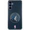 NBA Minnesota Timberwolves Distressed Galaxy A55 5G Clear Case