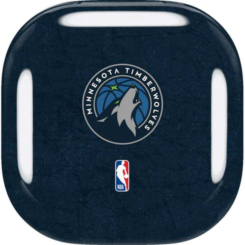 NBA Minnesota Timberwolves Distressed Galaxy Buds Live Skin