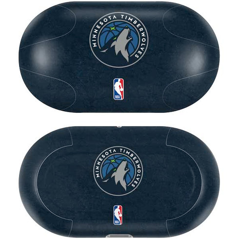 NBA Minnesota Timberwolves Distressed Galaxy Buds Plus Skin