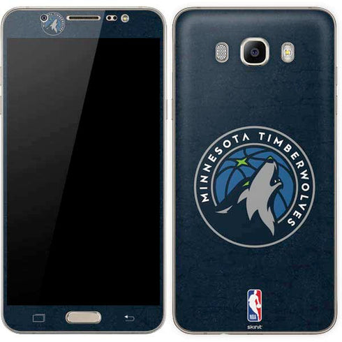 NBA Minnesota Timberwolves Distressed Galaxy J7 Skin