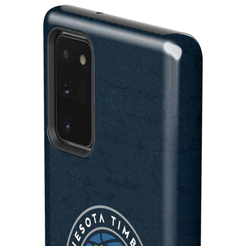 NBA Minnesota Timberwolves Distressed Galaxy Note20 5G Pro Case