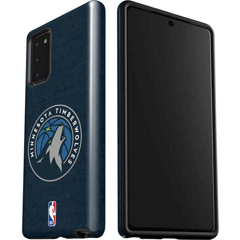 NBA Minnesota Timberwolves Distressed Galaxy Note20 5G Pro Case