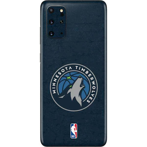 NBA Minnesota Timberwolves Distressed Galaxy S20 Plus Skin