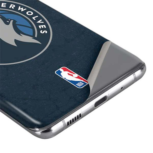 NBA Minnesota Timberwolves Distressed Galaxy S20 Plus Skin