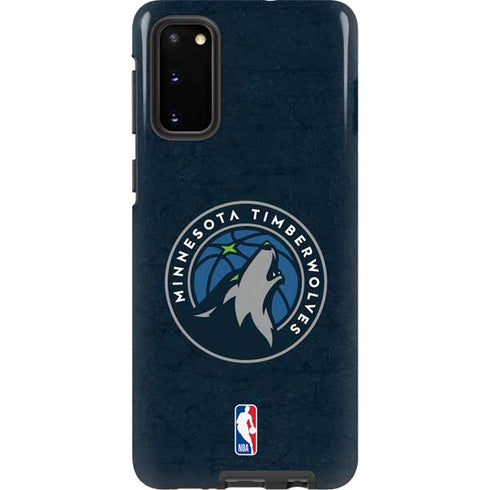 NBA Minnesota Timberwolves Distressed Galaxy S20 Pro Case