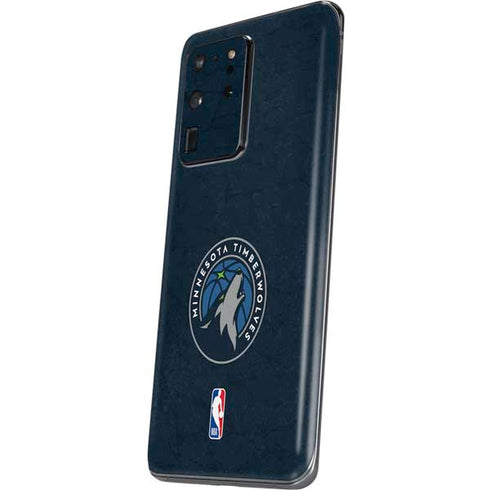 NBA Minnesota Timberwolves Distressed Galaxy S20 Ultra 5G Skin