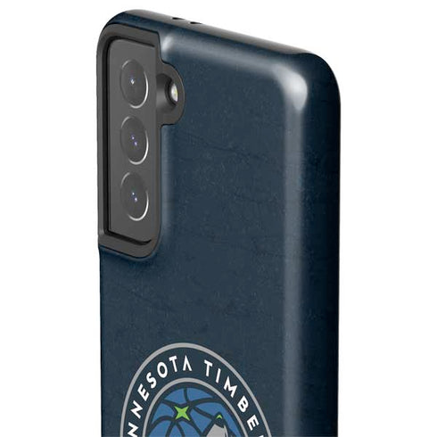NBA Minnesota Timberwolves Distressed Galaxy S21 5G Pro Case