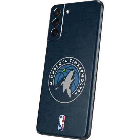 NBA Minnesota Timberwolves Distressed Galaxy S21 5G Skin