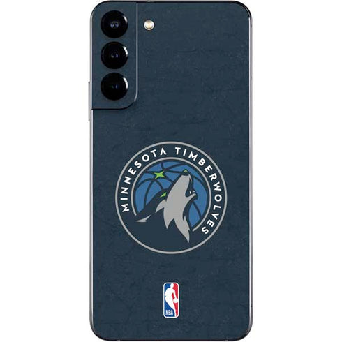 NBA Minnesota Timberwolves Distressed Galaxy S22 Plus Skin