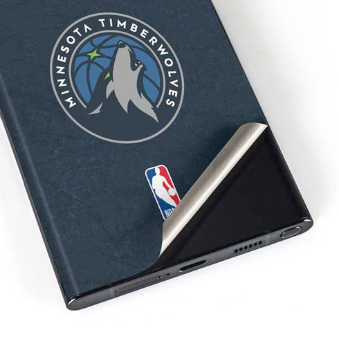 NBA Minnesota Timberwolves Distressed Galaxy Skins