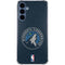 NBA Minnesota Timberwolves Distressed Galaxy S24 Clear Case