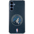 NBA Minnesota Timberwolves Distressed Galaxy S24 Clear Case