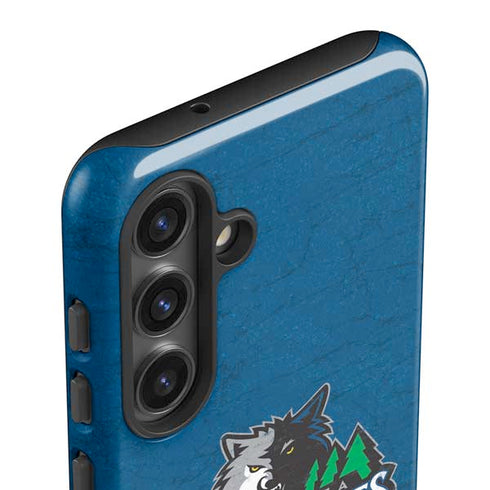 NBA Minnesota Timberwolves Distressed Galaxy S25 Plus Impact Case