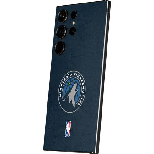 NBA Minnesota Timberwolves Distressed Galaxy S24 Ultra Skin
