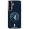NBA Minnesota Timberwolves Distressed Galaxy S26 Plus Clear Case