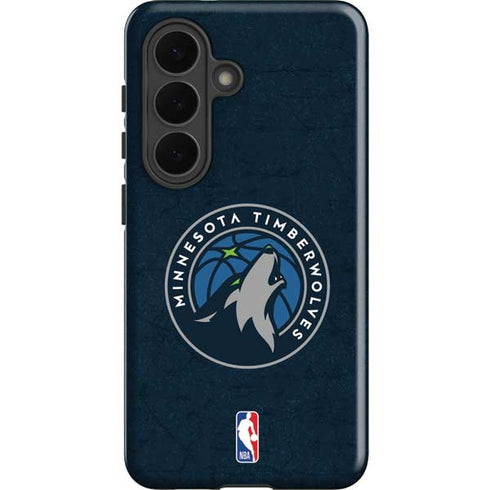 NBA Minnesota Timberwolves Distressed Galaxy S26 Plus Impact Case